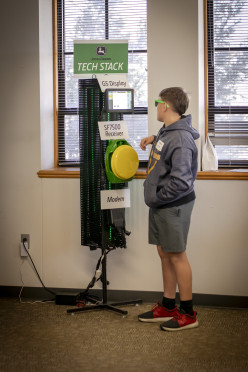 Student at Hays Career Hunt