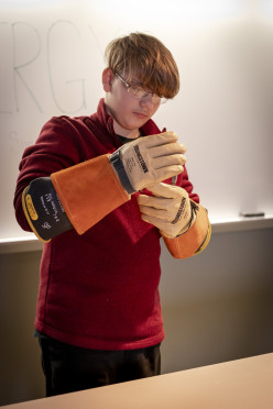 Student at Hays Career Hunt