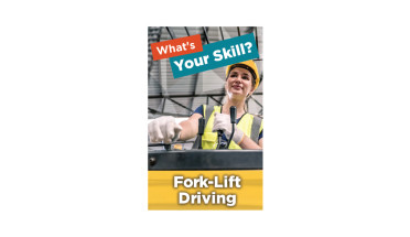 What's Your Skill? Fork Lift Driving Poster